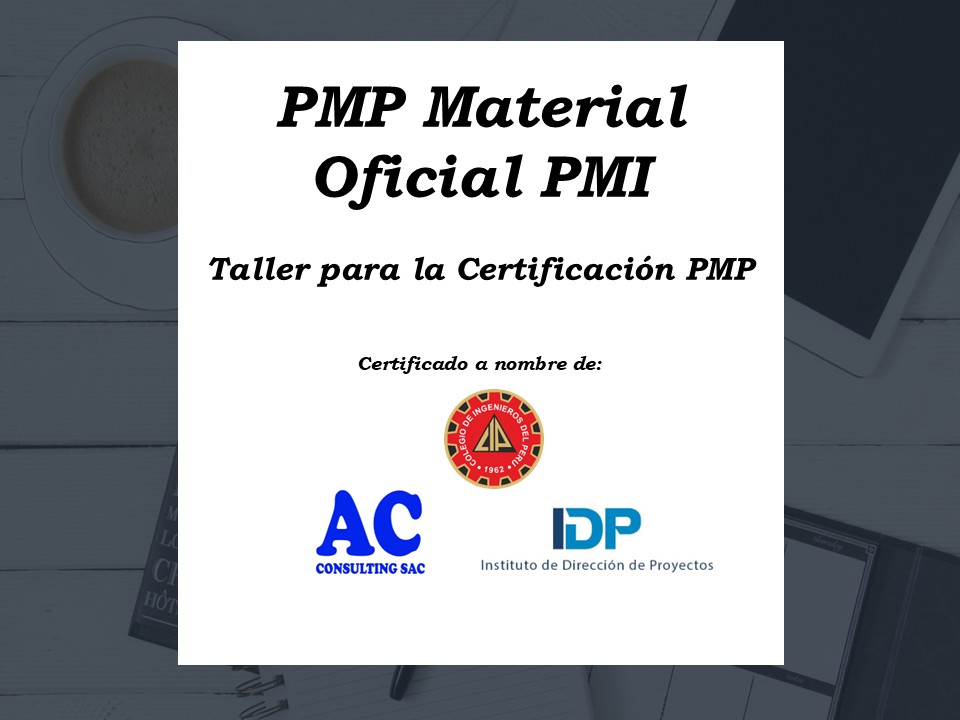 🎓 PMP Material Oficial PMI – Taller para la Certificación PMP